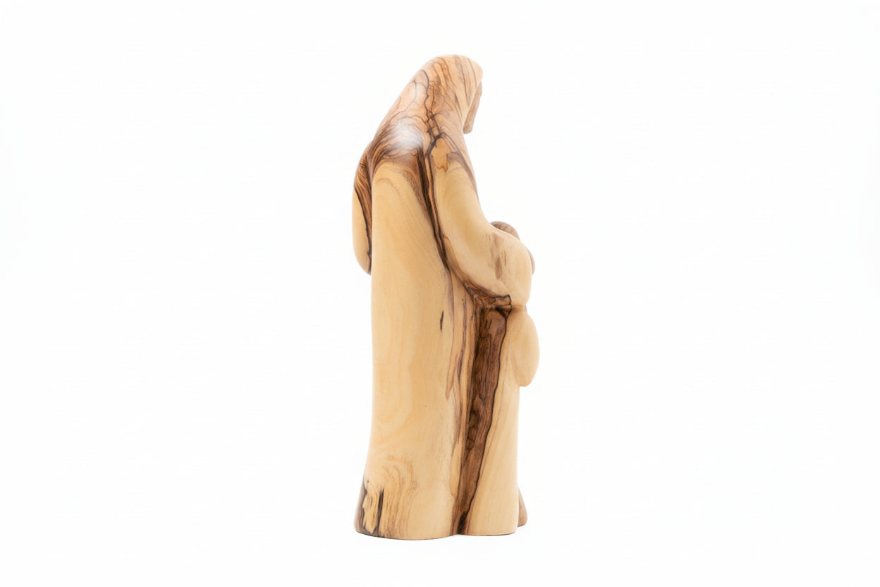 Holy Family Figurines, Home Decor, Christian Gift, Religious blessing.